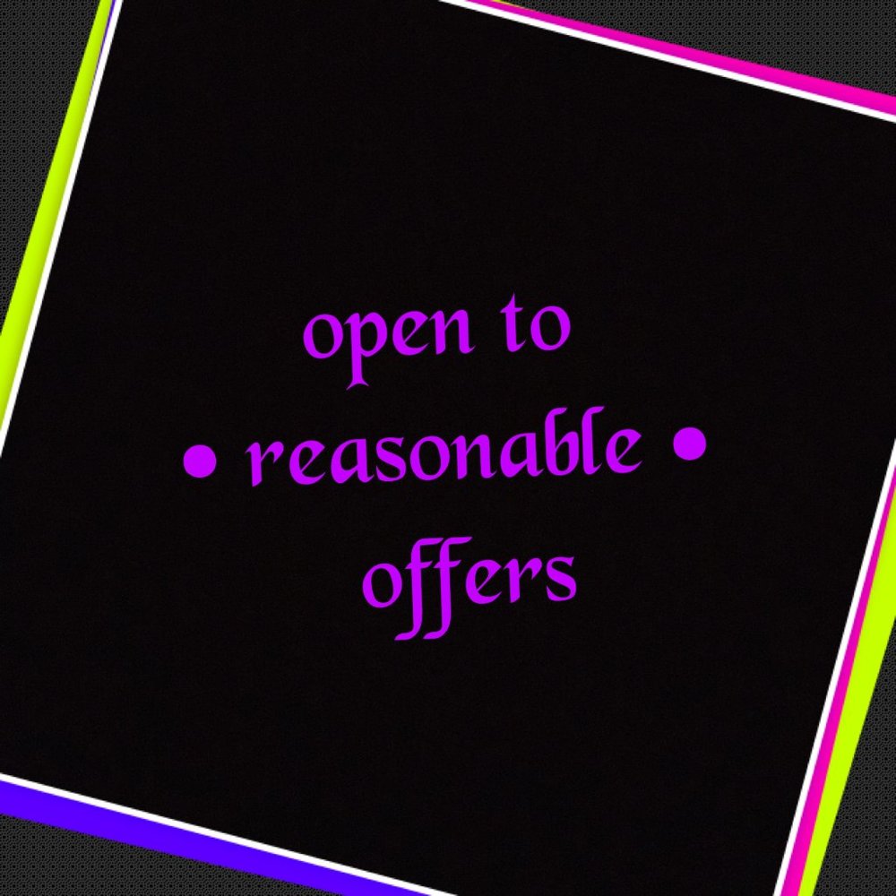 Please don't be afraid to send offers.